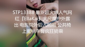 STP13388 最新超火爆人气网红『EllaKai』大尺度户外露出 电影院外后入啪啪 公共椅上蜜桃丰臀疯狂骑乘