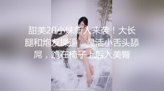 甜美20小妹新人来袭！大长腿和炮友操逼，灵活小舌头舔屌，跪在椅子上后入美臀